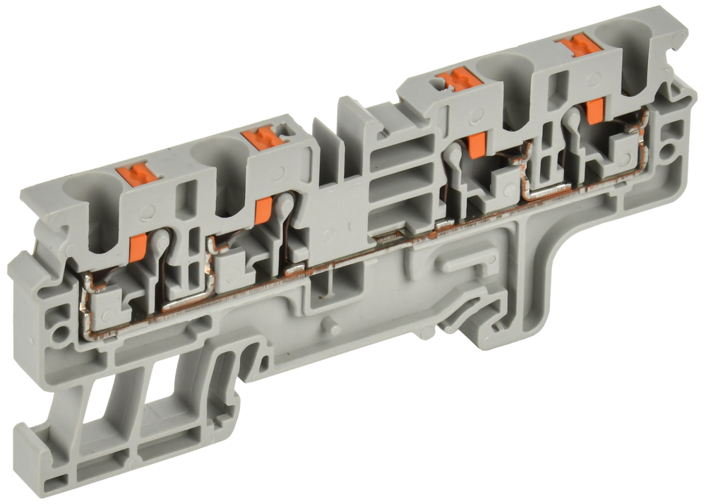 Колодка клеммная CP-MC 4 вывода 4мм2 серая IEK
