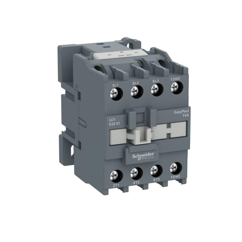 Контактор Schneider Electric 3п 38А 1НО 220В AC TeSys E LC1E3810M5