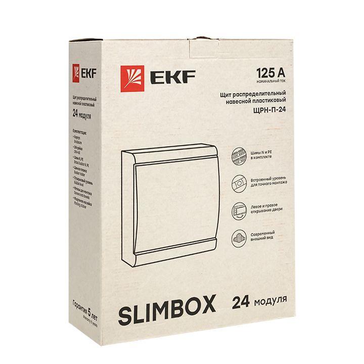 Щит ЩРН-П-24 "SlimBox" IP41 бел. дверца PROxima EKF sb-n-24w