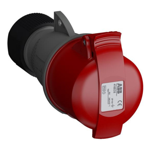 2CMA102023R1000 Розетка кабельная Easy&Safe 416EC6,16А,3P+N+E,IP44,6ч